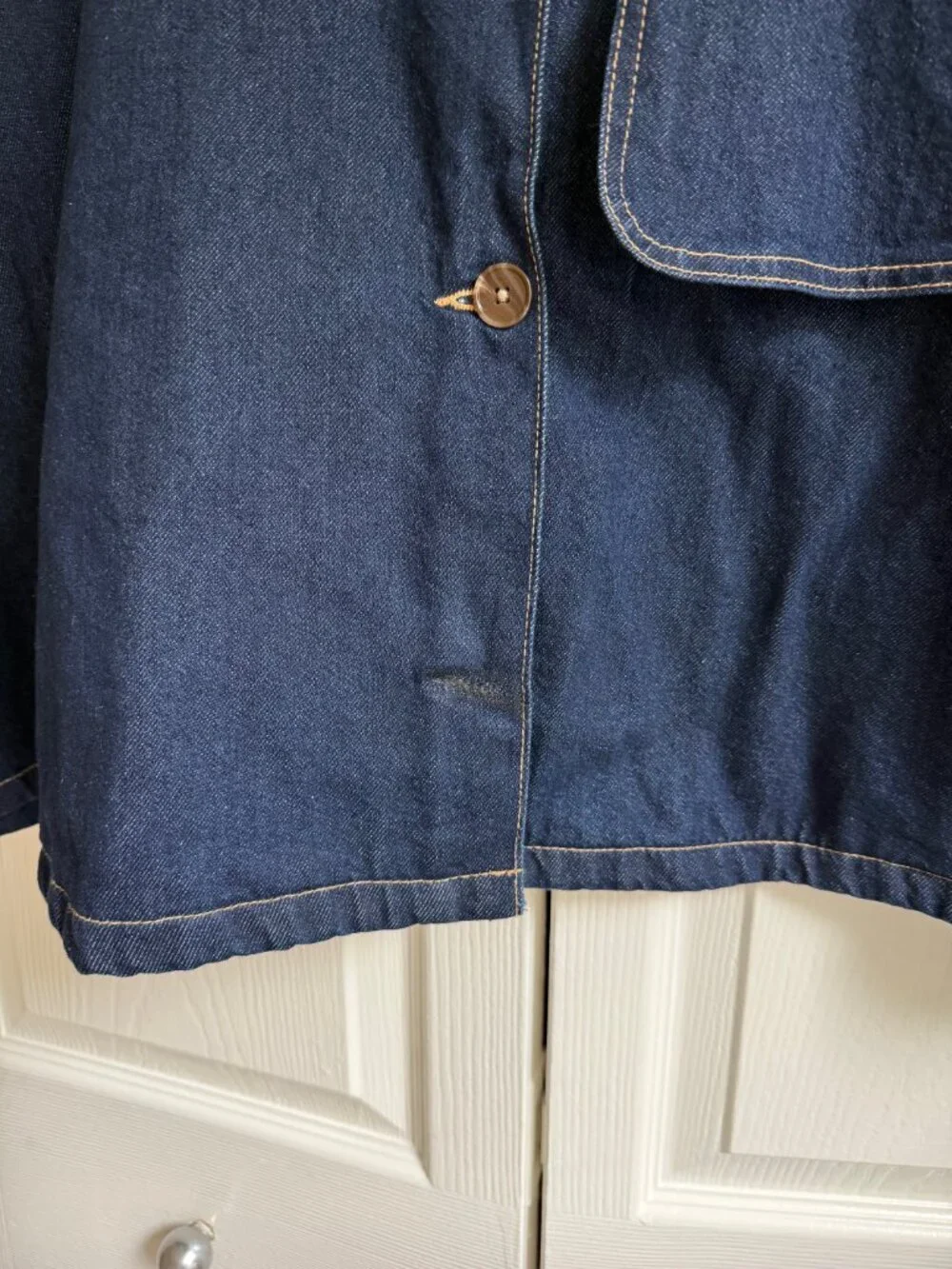 Cape-like denim jacket - Picture 13 of 13